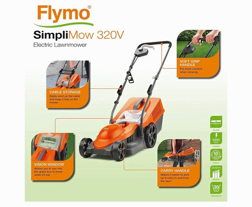 Flymo simplimow 320v - flymo, corded
