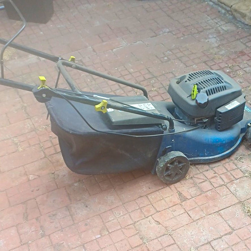 Petrol push rotary lawn - lawn, mower