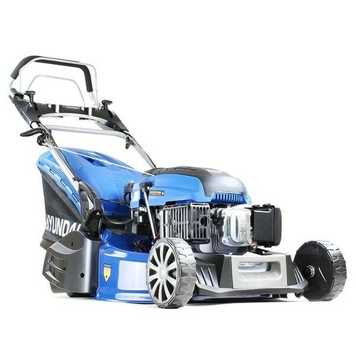 Petrol roller lawn mower self - mower,