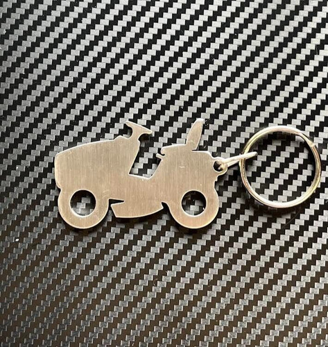 Ride lawn mower - on,
