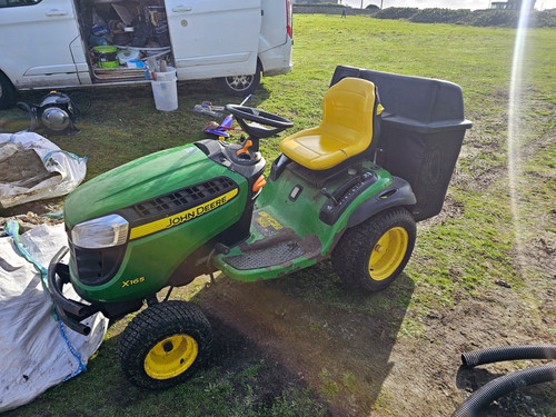 John deere x165 petrol - john, ride-on
