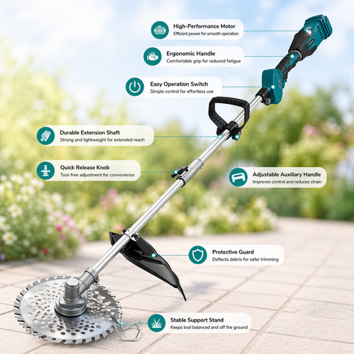 Cordless grass trimmer inch - cordless,